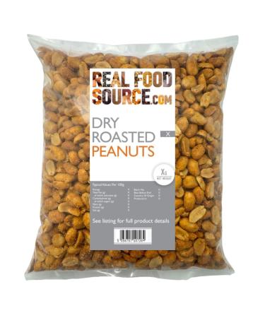 RealFoodSource Dry Roasted Peanuts 250g