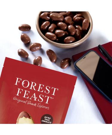 Forest Feast 1kg Dark Chocolate Brazil Nuts - Gluten Free High Protein Snack - Buy Online on GoSupps.com