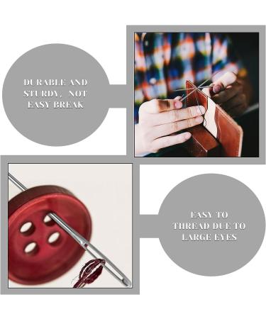 BLMHTWO 40-Piece Large Eye Needles Set with Clear Bottle - 51mm Tapestry Needle Yarn Needles for Jewelry Making & Crochet Projects - Buy Online on GoSupps.com