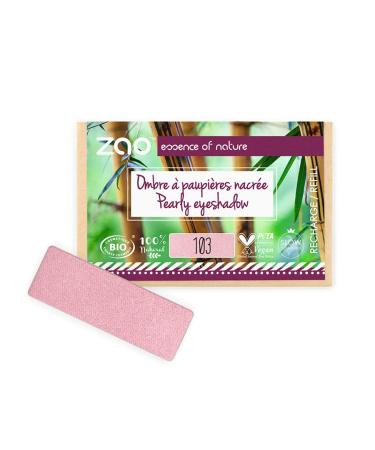 ZAO essence of nature ZAO essence of nature - Pearlescent Rectangle Eyeshadow Refill 103 Old Rose - 1.3g