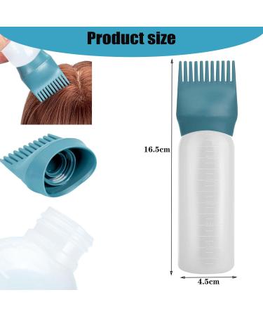 3Pcs 6oz Large capacity Root Comb Applicator Bottle Hair dye brushRoot Comb Squeeze Applicator Bottles with Graduated Scale for Salon Hair Coloring Dyeing Scale for home DIY Use - Buy Online on GoSupps.com