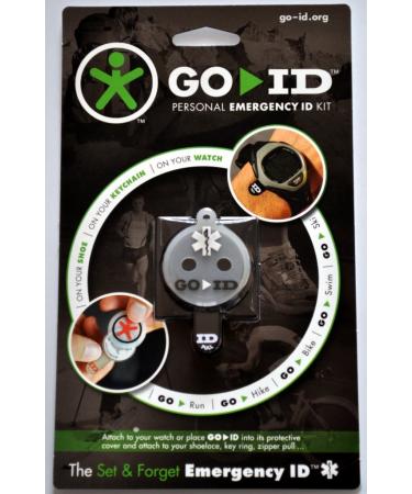 GO ID (Large White/Black Aluminum)