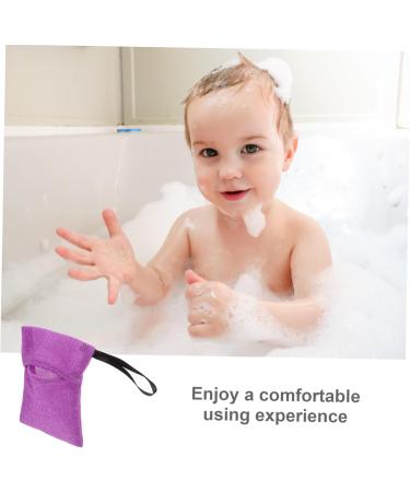 DRESSOOS Bath Bag Soap Color Shampoo Purple Take a Bath Nylon Net Bag - Buy Online on GoSupps.com