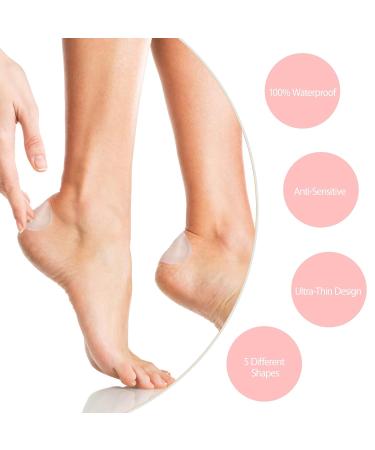 Buy Gel Hydrogel Pavement - 20 Silicone Heel Protectors Invisible Bladder Plasters & Bandages for Feet | International Shipping Available - Buy Online on GoSupps.com
