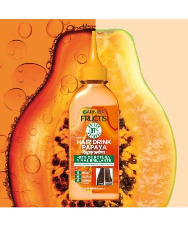 FRUCTIS HAIR DRINK papaya repairing treatment 200 ml - Buy Online on GoSupps.com