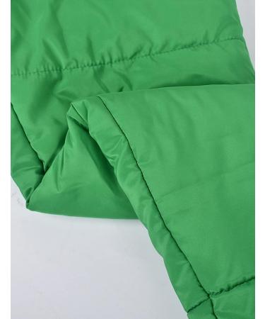 Arssm Women's Puffer Pants - High Waist Quilted Ski Pants in Green - Size Small - Buy Online on GoSupps.com