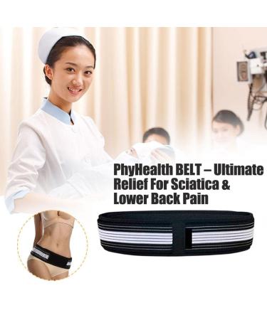 Buy Lumbar Support for Herniated Disc Pain Relief for Men & Women Breathable R5Q0 Bandage for Lower Back Pain - Buy Online on GoSupps.com