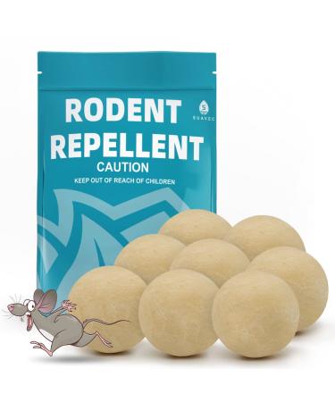 SUAVEC Rodent Repellent Mouse Repellent Peppermint Outdoor Mint Mice Repellent Rat Repellent for House RV Mouse Repellant Mice Away Rat Deterrent Peppermint Oil to Repel Mice and Rats- 8 Packs