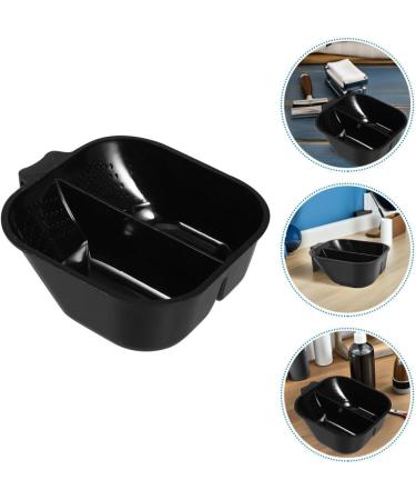 CLISPEED Bol M langeur pour Coloration Capillaire Noir 2 Pi ces Plastique Fond Stable Outil Professionnel Salon Coiffure et Usage Maison Anti-d bordement Compact L ger - Buy Online on GoSupps.com