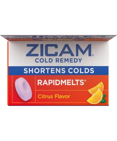 Zicam Cold Remedy RapidMelts Elderberry Citrus Flavor 25 Count - Fast Relief Formula - Buy Online on GoSupps.com