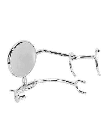 Premium Manual Shaving Brush Soap Dish Holder - Plated Metal Design for Hairdressing & Shaving | International Shipping Available - Buy Online on GoSupps.com