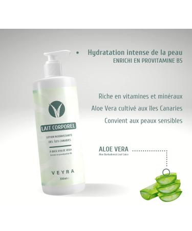 Veyra - Moisturizing Aloe Vera Body Milk 300 ml - Buy Online on GoSupps.com