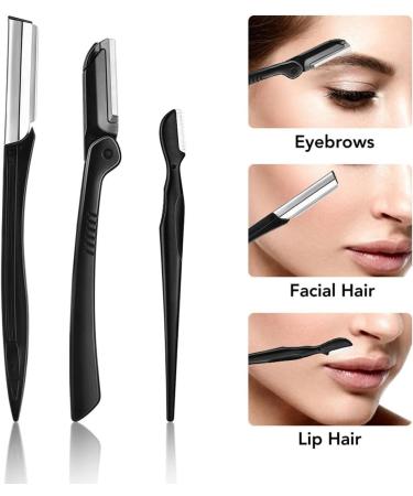 Kgduyc Eyebrow Razor Set - 12 Scratch-Resistant Foldable Trimmers for Women | Precision Face & Body Razors - Buy Online on GoSupps.com