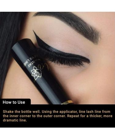 Iba Long Stay Liquid Eyeliner Jet Black 6.5ml l Waterproof Smudge Proof l Halal Certified & Vegan Makeup - Buy Online on GoSupps.com