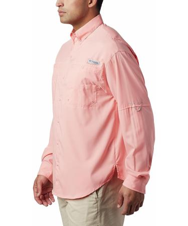 Columbia Men's Plus Tamiami II Long Sleeve Shirt - Sorbet, Size Large - Buy Online on GoSupps.com