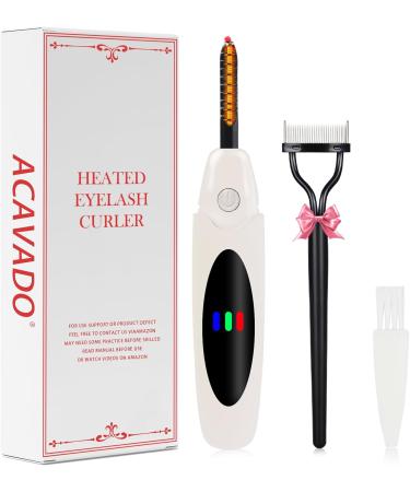 Heated Eyelash Curler - Professional Fast Heating ARC Design Type-C Rechargeable 3 Modes Anti-Burn - Perfect for Long-Lasting Curling - Buy Online on GoSupps.com