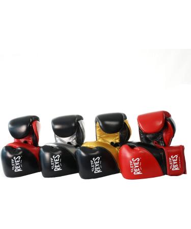 Cleto Reyes High Precision Boxing Gloves - 8oz Black/Red - Hook and Loop Closure for Men and Women - Buy Online on GoSupps.com