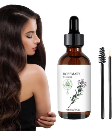 Rosemary Hair Oil Natural Hair Oils For Hair Growth Hair Growth Oil For Women Rosemary Oil For Hair Growth 60ml For Thin Hair - Buy Online on GoSupps.com