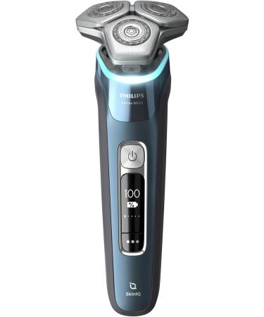Philips Electric Shaver Series 9000 Wet & Dry Electric with Dual SteelPrecision Blades Ice Blue S9982/50 - Buy Online on GoSupps.com
