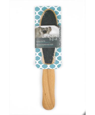 European Soaps Urbana Spa Prive Wooden Foot File - Exfoliate & Smooth Feet - Buy Online on GoSupps.com