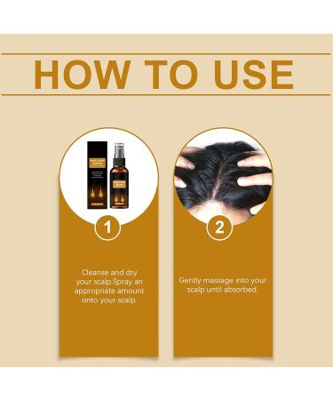 Hair Oil For Damaged Hair | 60ml Moisturizing Spray Soothing Scalp Oil | For Women Root Repair Hydration Dryness Health Daily - Buy Online on GoSupps.com