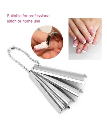 18-Part French Nail Cutter Set | Deep C-Shaped & Single Peaks | Perfect French Manicure Tool - 9 Sizes Available - Buy Online on GoSupps.com