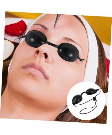 Ipetboom 1 Set Beauty Mask Safety Eye Patch Shade Tanning Bed Sunglasses Sunbathing Goggles Led Light Eye Cover Sunbathing Eye Patch Eye Protection Skin Silica Gel Hood - Buy Online on GoSupps.com