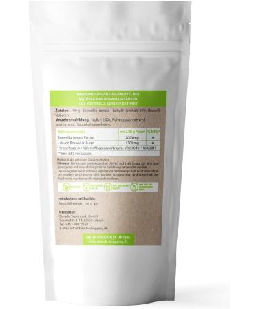 Boswellia Serrata Soft Smoke Powder - 100g | Highly Concentrated 65% Boswelliacos | Pure & Additive-Free | Dorado Superfoods  - Buy Online on GoSupps.com