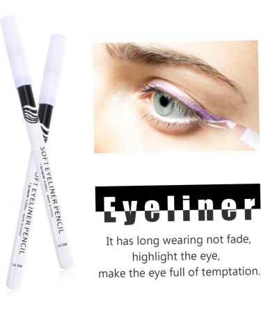 VINTORKY 12pcs Eyeliner Pencil Makeup Pen Colored Highlighters Long Lasting Eyeliner Brow Pen Wooden Pole - Buy Online on GoSupps.com