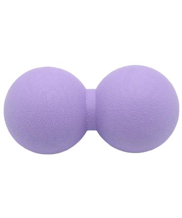 "Happystream" hard peanut massage ball double lacrosse massage ball.Depth tissue massage roller mobility ball for physiotherapy myofascial muscle relaxation acupuncture massage "Lila