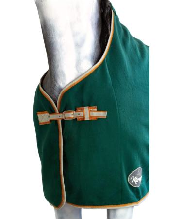 Buy Marengos Economic Sweat Rug - Breathable Fleece Blanket for Horses | Removable Cross Strap | 115cm Transport Blanket in Fir Green - Buy Online on GoSupps.com