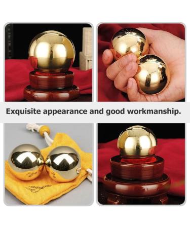 Patkaw Brass Baoding Balls - Chinese Health Massage Balls for Stress Relief & Decompression | Ideal Gifts for Parents & Teachers - Buy Online on GoSupps.com