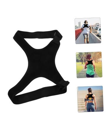 Anneome Belt Shoulder Rest Brace Holder Back Support Belt for Men Posture Band Polyester Black - Buy Online on GoSupps.com