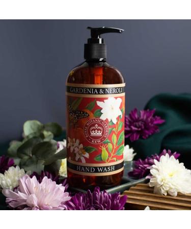 The English Soap Company Kew Gardens Hand and Body Wash Refreshing Botanical Wash with a Rich Lather Enriched with Soothing Aloe Vera and Vitamin E Gardenia and Neroli Scent 500ml - Buy Online on GoSupps.com