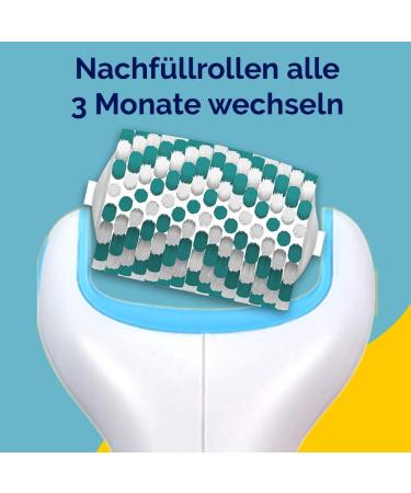 Scholl Velvet Smooth Peeling Roller Refill Electric Foot Smoother Replacement for Dry Scaly Skin 2 Pieces (1 Pack) - International Shipping Available - Buy Online on GoSupps.com