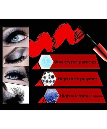 XunChung Mascara black waterproof long eyelashes natural curl cosmetics Color 1615 - Buy Online on GoSupps.com