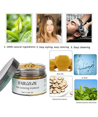 Acosexy Gold Temporary Hair Color Wax Dye - Fashionable Kids Hair Spray for Parties & Cosplay - Buy Online on GoSupps.com