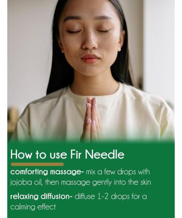 GreenHealth Fir Needle Essential Oil 1/3 fl oz (10 ml) Glass Bottle 100% Pure - Buy Online on GoSupps.com