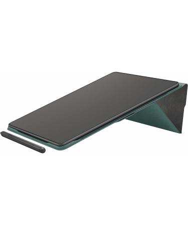 Kindle Scribe Brush Print Leather Folio Cover - Foliage Green | Magnetic Attach | Compatible with Kindle Scribe - Buy Online on GoSupps.com