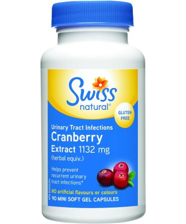 Swiss Natural Cranberry Extract 1132mg Soft Gel Capsule 90 - Buy Online on GoSupps.com