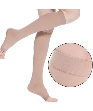 TOPKEAL Compression Knee High Socks for Men & Women | Toeless Support Stockings | Open Toe S/M | Safety Sports Glasses (Khaki) - Buy Online on GoSupps.com
