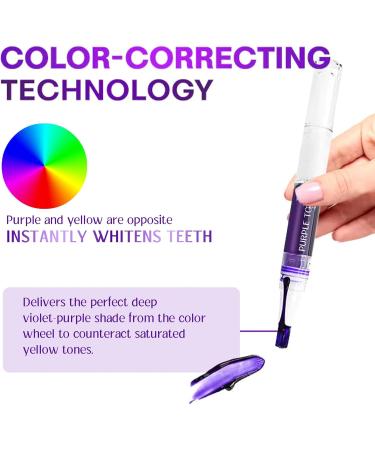 Tooth Whitening Gel - No Sensitivity Travel-Friendly Purple Pin for Home & On-the-Go Dental Care - Buy Online on GoSupps.com