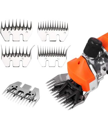 High-Strength Stainless Steel Shear Knife for Sheep & Goats | 13 Tooth Curved Blade with Swivel | Replacement Shear Knife - Buy Online on GoSupps.com