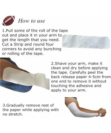 3 Inch Black Turf Tape for Kids | Ultra Sticky Flexible and Breathable | Protects from Turf Burn | Perfect for Little Boys and Girls | 10.9 Yards - Buy Online on GoSupps.com