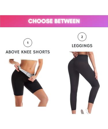 NanoHertz Sauna Sweat Shapewear Shorts for Weight Loss - Large Women's Fitness Shorts - Buy Online on GoSupps.com