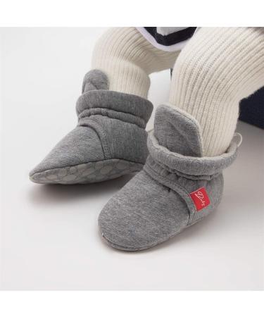Sonsage Infant Baby Snow Boots | Soft Anti-Skid Sole | Winter Warm Booties | 0-6 Months | Deep Grey - Buy Online on GoSupps.com