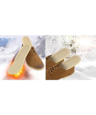 Lambswool Fleece Insoles for Men, Women & Kids - Size M (Men's 6-9 / Women's 7-11) - Winter Shoe Inserts - Buy Online on GoSupps.com