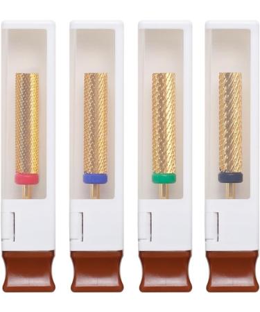 24mm Tungsten Steel Cylindrical Extra Long Nail Polishing Bits Various Grain Size Quick Removal Carbide Tipped Nail Drill Bits(Red(f)) - Buy Online on GoSupps.com