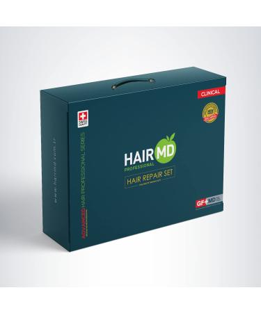 HairMD Post-Transplant Hair Repair Set   3-Month Exclusive Hair Repair Treatment with Shampoo  Hair Serum  Hair Multivitamin  Meso Serum   Advanced Hair Care Products with Biotin  Keratin  Collagen