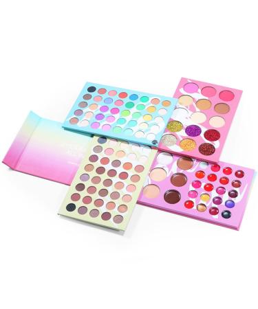 Eyeshadow Palette Highly Pigmented Eye Makeup Palette 121-Colors Ultra Pigmented Powder Bright Vibrant Colors Shades Cosmetics Set for Women/v